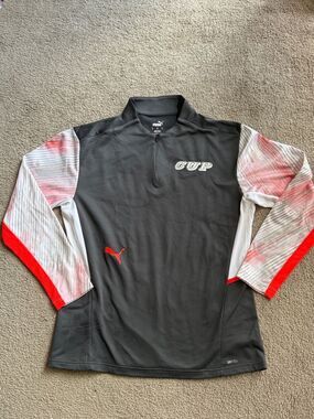 Rare! Puma Mens Individual“CUP” Training  1/4 Zip Top!